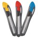 CUTTER MAPED UNIVERSAL TAMAÑO 9 MM COLOR AMARILLO ROJO Y AZUL