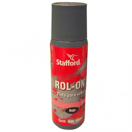 TINTA PARA SELLO ROJO STAFFORD GIRAPLICA CONTENIDO 60 ML 1 PIEZA