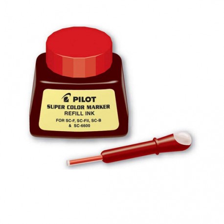 TINTA MULTIUSOS ROJA PILOT CONTENIDO 30 ML 1 PIEZA