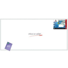 PIZARRON BLANCO DE METALICO DE 90 X 120CM MARCA ALFRA