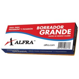 BORRADOR GRANDE ALFRA PARA PIZARRON BLANCO Y DE GIS DE MADERA 1 PIEZA