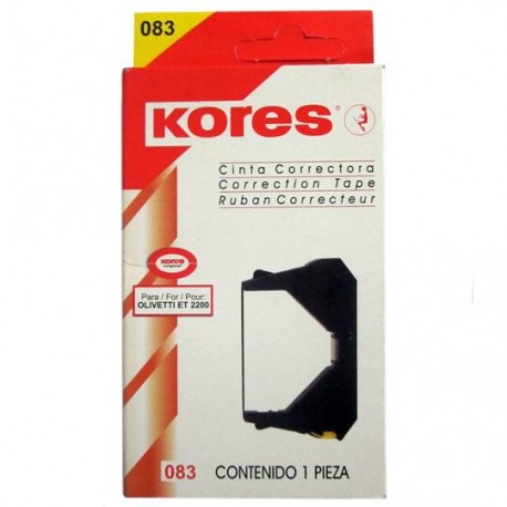 CINTA CORRECTORA PARA MAQUINA DE ESCRIBIR ELECTRICA KORES 083 DE CARBONFIL