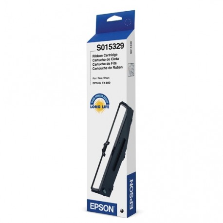 CINTA COLOR NEGRO EPSON S015329 PARA IMPRESORA DE MATRIZ 1 PIEZA