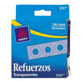 REFUERZO AVERY 5721 TAMAÑO ESTANDAR 1 PAQUETE CON 200 ETIQUETAS