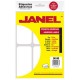 ETIQUETAS BLANCAS JANEL NO.25 DE 50X100 MM 1 PAQUETE