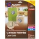 ETIQUETAS REDONDAS COLOR KRAFT AVERY 22808 DE 6.3 CM DIAMETRO 1 PAQUETE