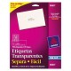 ETIQUETAS SEPARA FACIL TRANSPARENTES AVERY 8660 DE 2.5X10.2 CM 1 PAQUETE