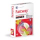 CAJA DE PAPEL BOND BLANCO CARTA COPAMEX FASTWAY GRAMAJE 75 GRS BLANCURA 93 PORCIENTO 8.5 X 11 PULGADAS 10 PAQUETES CON 500 HOJAS