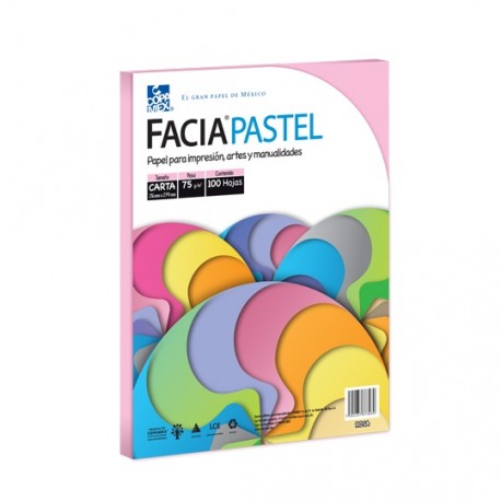 Hojas FaciaBond color cerezarosa pastel COPAMEX