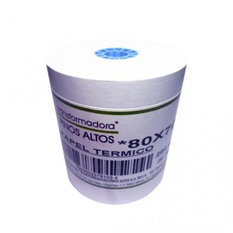 Rollo de papel térmico 80mm x 70mm c/50