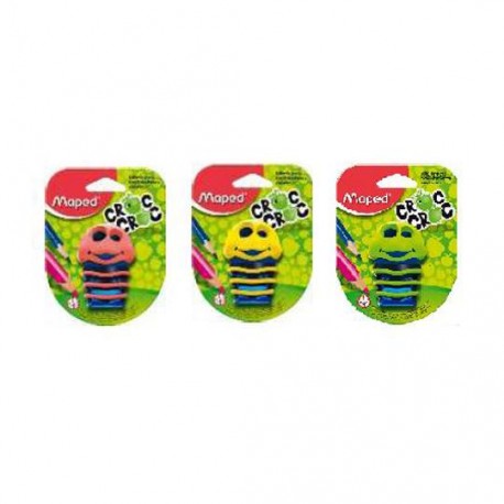 SACAPUNTAS MANUAL CROC CROC MAPED , DE PLASTICO 1 PIEZA