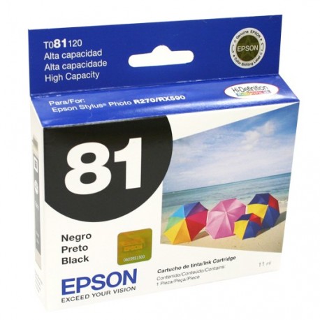 TINTA EPSON T081120-AL 81 COLOR NEGRO