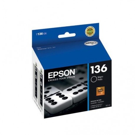 TINTA EPSON T136126-AL 136 COLOR NEGRO