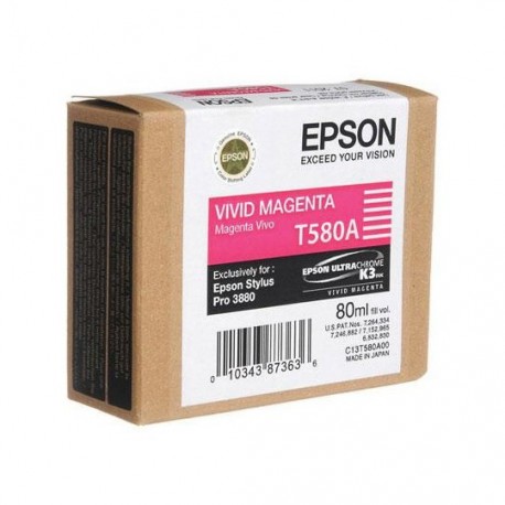 TINTA EPSON T580A T580A00 COLOR MAGENTA