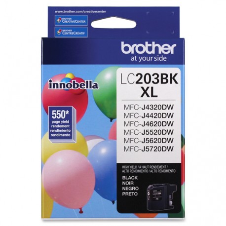 CARTUCHO DE TINTA BROTHER LC203BK LC203BK NEGRO