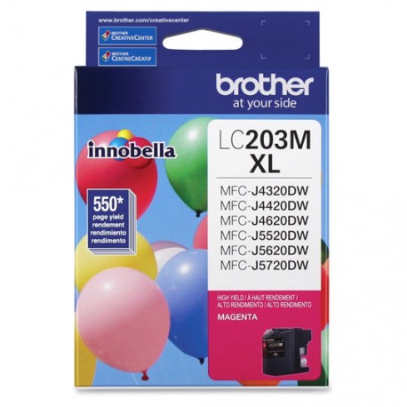 CARTUCHO DE TINTA BROTHER LC203M LC203M MAGENTA