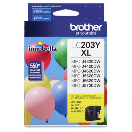 CARTUCHO DE TINTA BROTHER LC203Y LC203Y AMARILLO