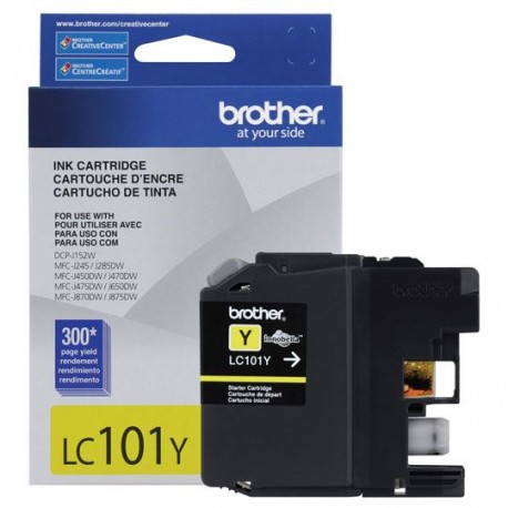 TINTA BROTHER LC101Y LC101Y COLOR AMARILLO