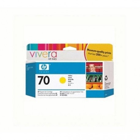 TINTA HP C9454A 70 COLOR AMARILLO