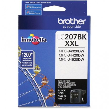 TINTA BROTHER LC207BKXXL LC207BK COLOR NEGRO