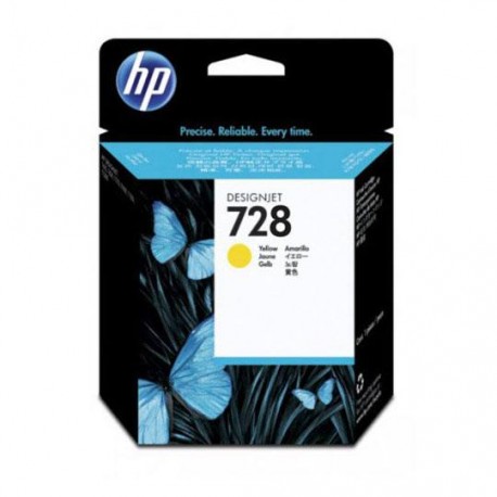 Hp 728 40-ml yellow designjet ink car