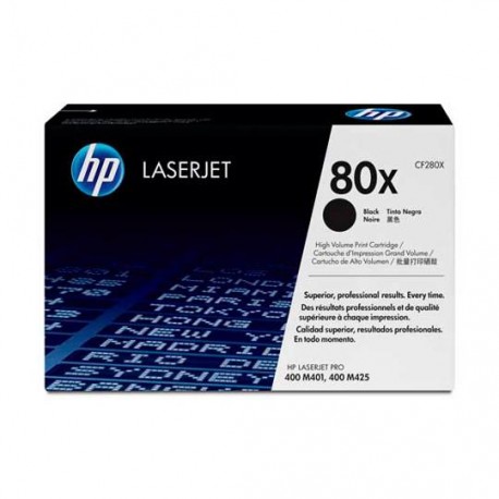 TONER HP 80X CF280X COLOR NEGRO