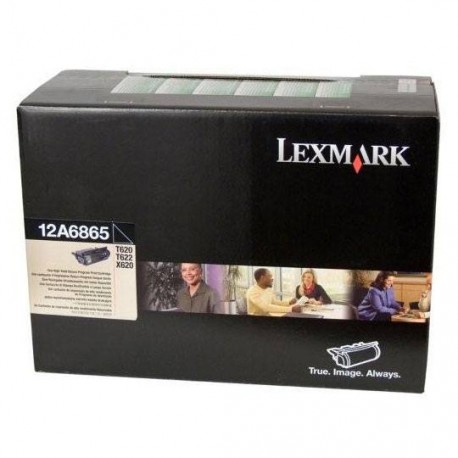 TONER LEXMARK 12A6865 12A6865 COLOR NEGRO