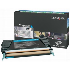TONER ALTA C736H1CG LEXMARK COLOR CYAN