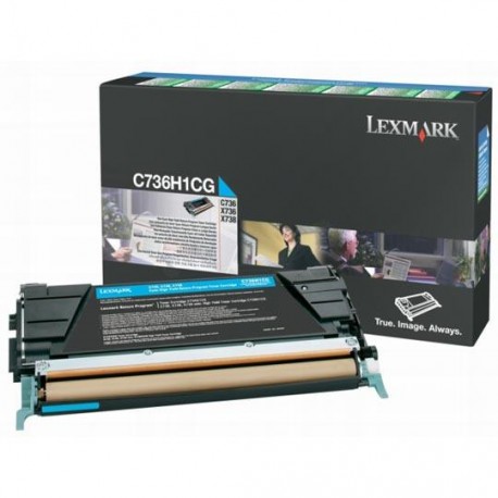 TONER ALTA C736H1CG LEXMARK COLOR CYAN