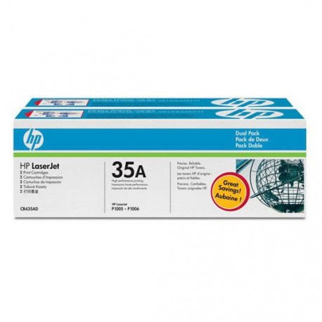 TONER HP 35A CB435AD COLOR NEGRO