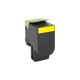 TONER LEXMARK 708HY 70C8HY0 COLOR AMARILLO