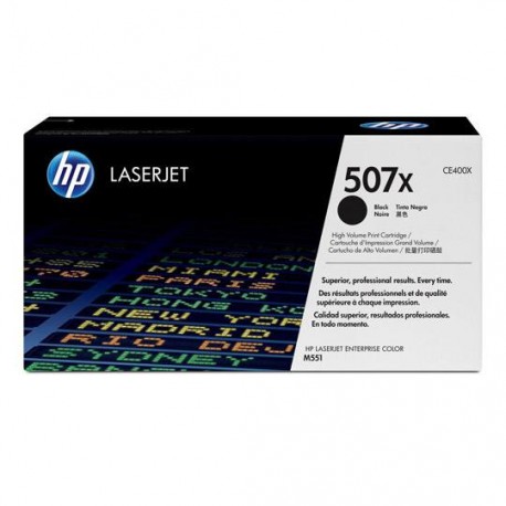 TONER HP 507X CE400X COLOR NEGRO