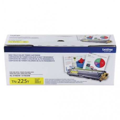 TONER BROTHER TN225Y TN225Y COLOR AMARILLO