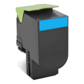 TONER LEXMARK 808XC 80C8XC0 COLOR CYAN