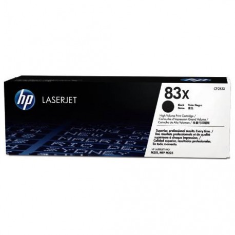 TONER HP 83X CF283X COLOR NEGRO