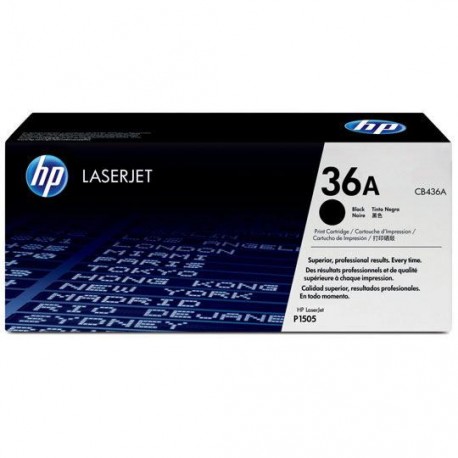 TONER HP 36A CB436A COLOR NEGRO