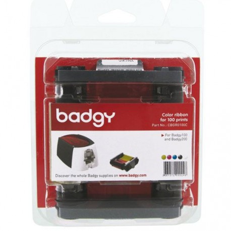 CINTA DE IMPRESION BADGY R100C COLOR YMCKO