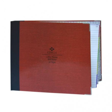 LIBRO FLORETE RAYADO ESTRELLA FORMA ITALIANA CON 96 HOJAS 1 PIEZA