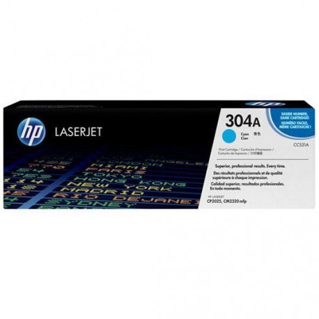 TONER HP 304A CC531A COLOR CYAN