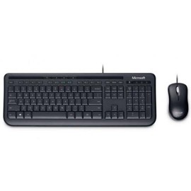 KIT TECLADO Y MOUSE MICROSOFT 3J2-00008 CONEXION ALAMBRICO COLOR NEGRO