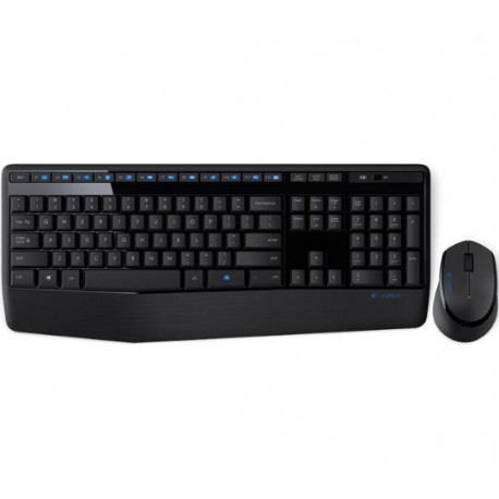 KIT TECLADO Y MOUSE LOGITECH MK345 CONEXION INALAMBRICO COLOR NEGRO