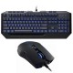 KIT TECLADO Y MOUSE COOLER MASTER DEVASTATOR II CONEXION ALAMBRICO COLOR NEGRO Y AZUL