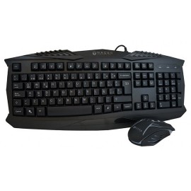 KIT TECLADO Y MOUSE GAMER NACEB NA-617 CONEXION ALAMBRICO COLOR NEGRO