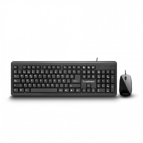 KIT TECLADO Y MOUSE ACTECK TB-01006 CONEXION ALAMBRICO COLOR NEGRO