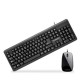 KIT TECLADO Y MOUSE ACTECK TB-01006 CONEXION ALAMBRICO COLOR NEGRO