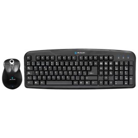 KIT TECLADO Y MOUSE ACTECK UETE-162 CONEXION ALAMBRICO PS2 COLOR NEGRO