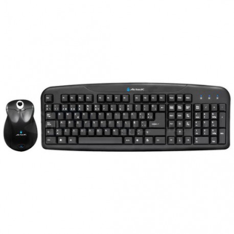 KIT TECLADO Y MOUSE ACTECK UETE-162 CONEXION ALAMBRICO PS2 COLOR NEGRO