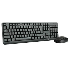 KIT TECLADO Y MOUSE VORAGO KM302 CONEXION INALAMBRICO COLOR NEGRO