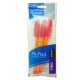 BOLIGRAFO AZOR PIN POINT COLOR ROJO DE PUNTO FINO 0.7 MM TIPO DE BARRIL REDONDO BLISTER CON 3 PZ