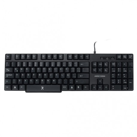 TECLADO CONTRA AGUA PERFECT CHOICE 200970 ALAMBRICO CONEXION USB